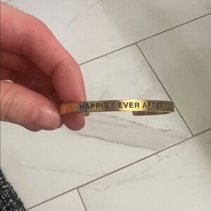 Gold 'Happily Ever After' Bracelet